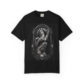 Gothic Madonna Skull T-Shirt — Dark Religious Art Tee